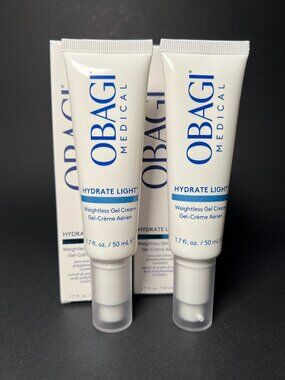 LOT of 2 * Obagi HYDRATE LIGHT Weightless Gel Cream Face Moisturizer 1.7 fl oz
